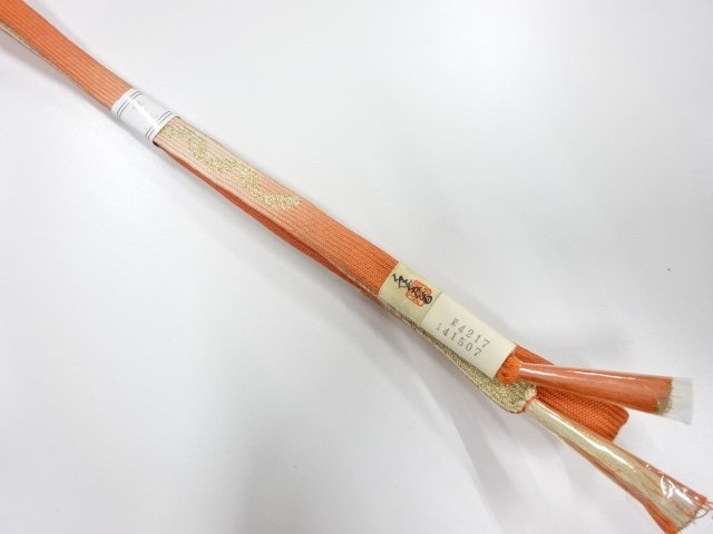 JAPANESE KIMONO / UNUSED KOREI HAND-TIED OBIJIME